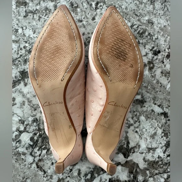 Clarks Genoa 55 Leather Mules - Picture 8 of 9